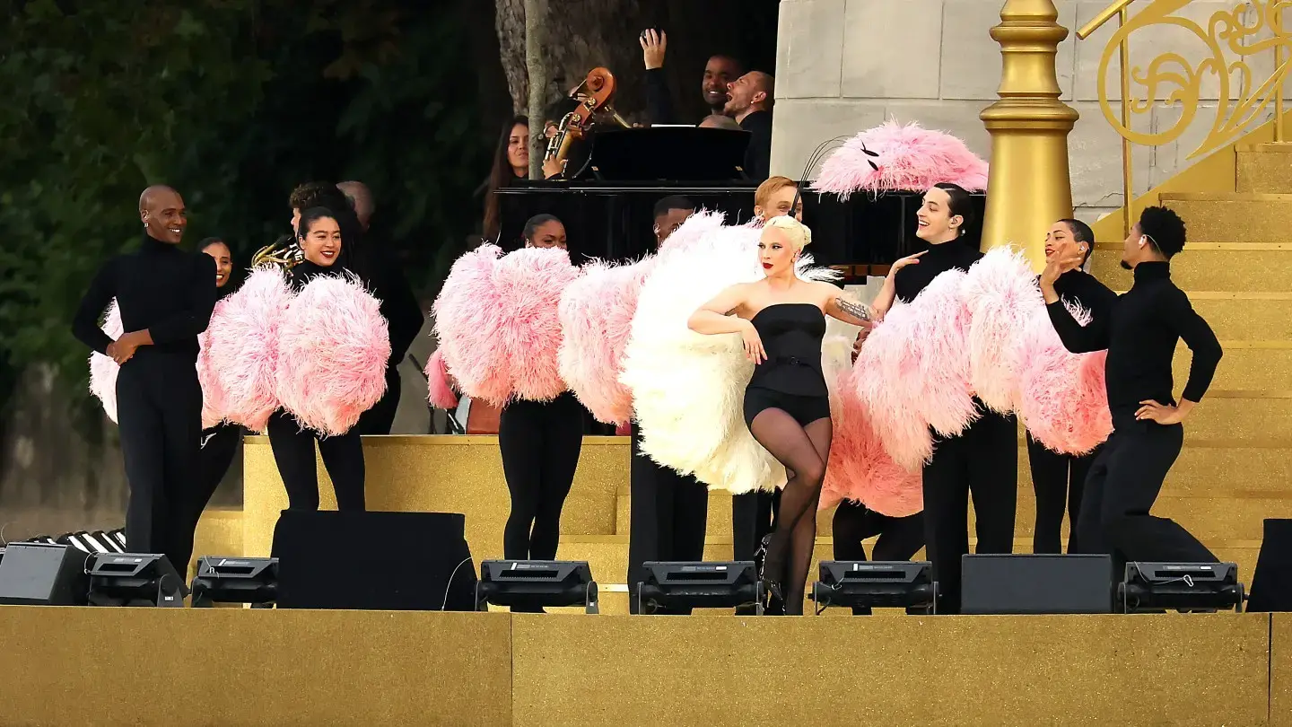 Lady Gaga Performs at 2024 Paris Olympics Opening Ceremony in French