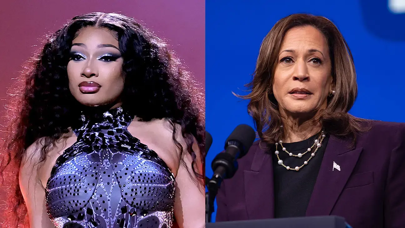 Megan Thee Stallion and Kamala Harris