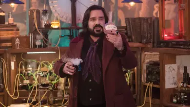 Matt Berry as the 18th century English vampire Laszlo Cravensworth in What We Do in the Shadows.